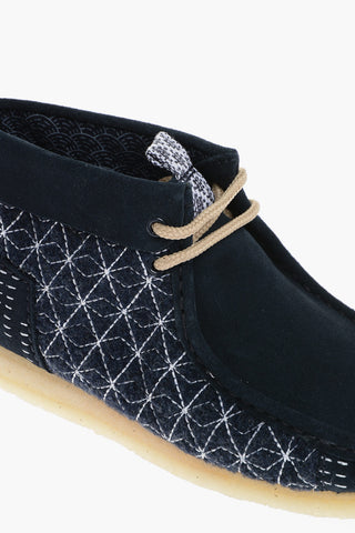ORIGINALS Suede WALLABEE Loafers with Embroidered Detail