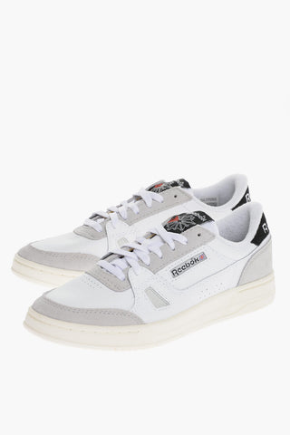 Leather LT COURT Sneakers with Suede Inserts
