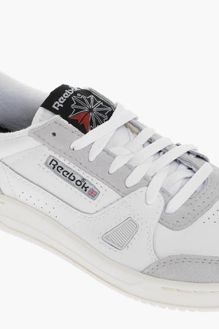 Leather LT COURT Sneakers with Suede Inserts