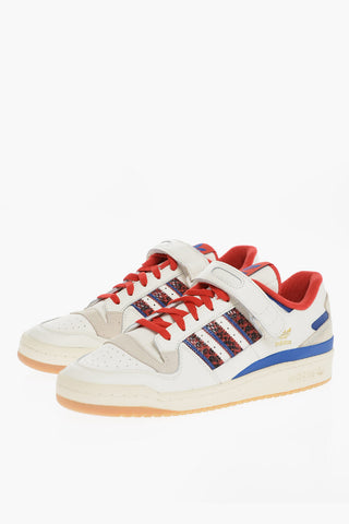 Leather FORUM Sneakers with Animal Printed Inserts