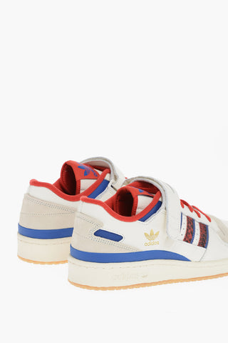 Leather FORUM Sneakers with Animal Printed Inserts