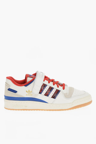 Leather FORUM Sneakers with Animal Printed Inserts