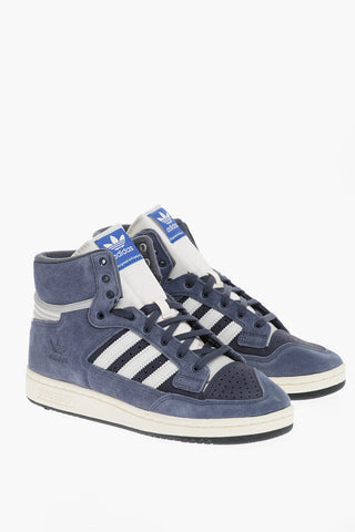 CENTENNIAL Suede High-top Sneakers with Rubber Sole