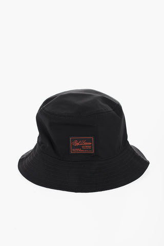 Cappello Bucket in Tinta Unita con Patch Logo
