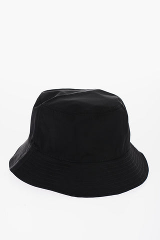 Cappello Bucket in Tinta Unita con Patch Logo