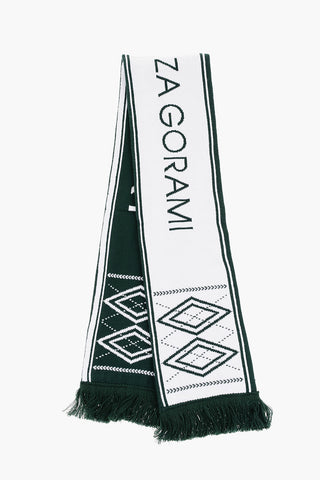Two-Tone Fringed Scarf