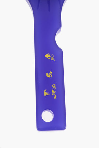 Solid Color METEOR Hair Brush with Printed Logo