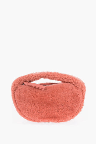 Real Fur BABY CUSH Handbag with Removable Chain Shoulder Strap