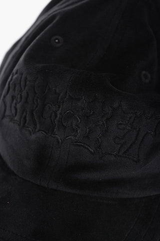 Cappello da Baseball in Velour a Tinta unita
