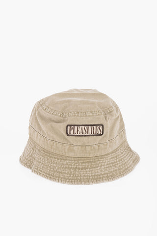 Cappello Bucket in Tinta Unita con Patch Logo