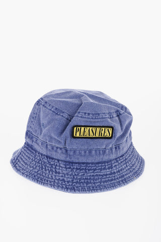 Cappello Bucket in Tinta Unita con Patch Logo