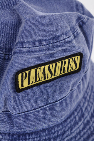 Cappello Bucket in Tinta Unita con Patch Logo
