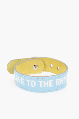 Bracciale Reversibile in Pelle Lucida e in Suede