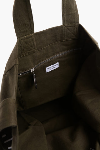 Borsa Tote in Twill Stampata