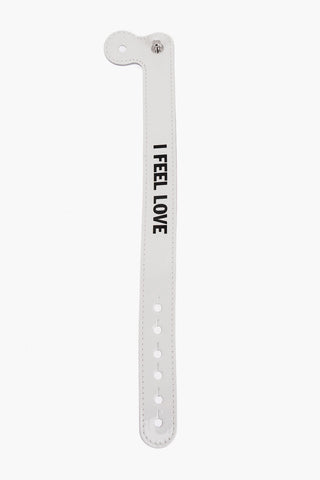 Patent and Suede Leather Reversible Bracelet