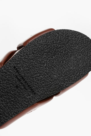 Slides ALTER MAT in Ecopelle con Logo in Rilievo