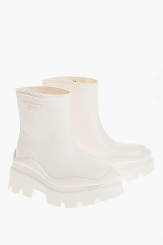 Carrion Sole Rubber Booties with Embossed Logo