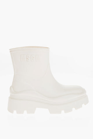 Carrion Sole Rubber Booties with Embossed Logo