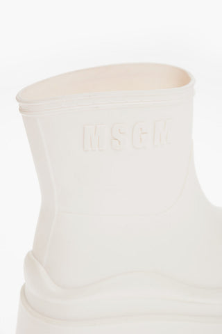 Carrion Sole Rubber Booties with Embossed Logo