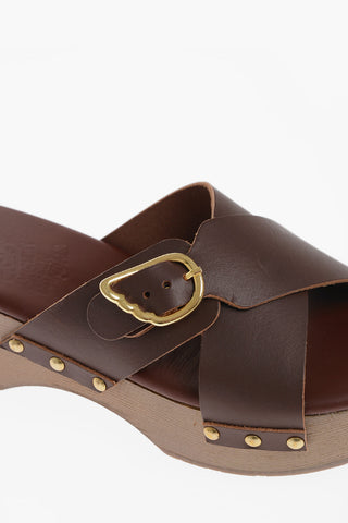 Clogs in Pelle MARILISA con Fibbia