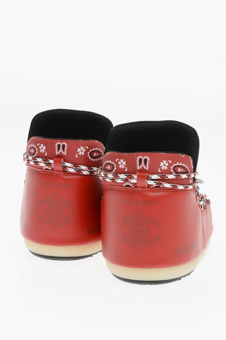 ALANUI Bandana Motif Snow Boots