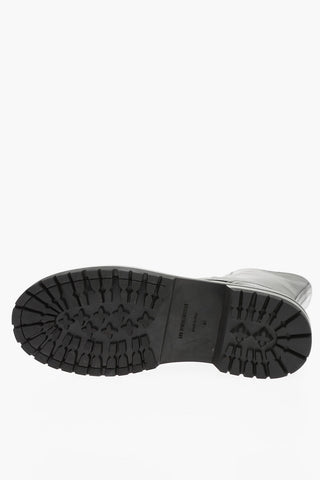 Leather ALEC Lace-up Combat Booties