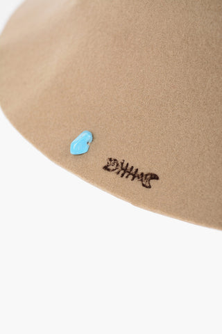 Cappello Bucket FREYA in Feltro con Stampa
