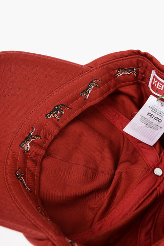 PARIS Cappello Baseball in Cotone con Logo Ricamato