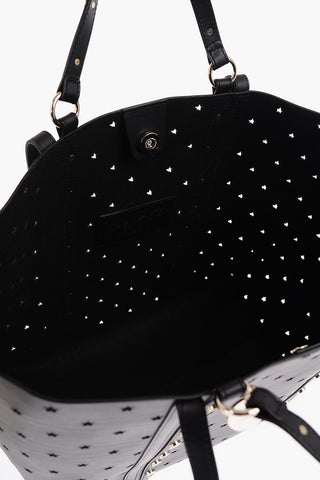 Borsa Tote STARS in Pelle Traforata con Borchie