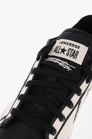 ALL STAR JOSHUA VIDES Two-Tone Leather and Fabric PRO LEATHER Low Top Sneakers