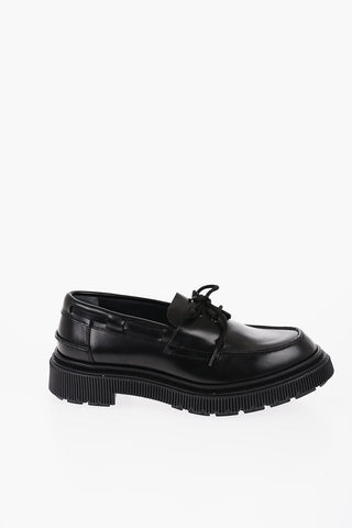 Scarpe Derby TYPE 174 In Pelle con Suola Pieghettata