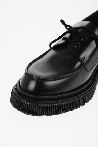 Scarpe Derby TYPE 174 In Pelle con Suola Pieghettata