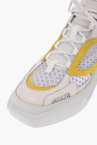 Sneakers MONO HIKING in Mesh con Rifiniture in Pelle 