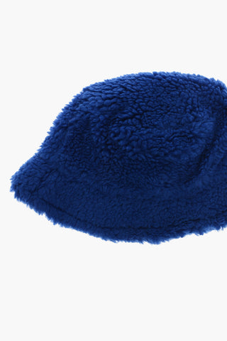 Solid Color Faux Fur WERA Bucket Hat