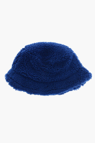 Solid Color Faux Fur WERA Bucket Hat