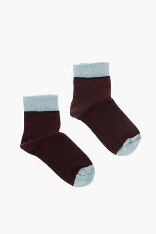 Cotton Blend TARTAS Socks with Lurex Details