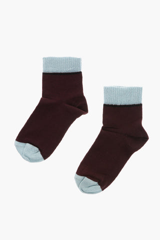 Cotton Blend TARTAS Socks with Lurex Details