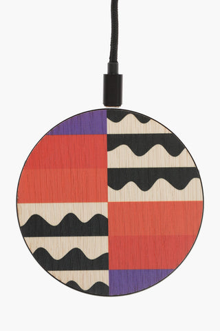 Wooden SUNSET Wireless Charger