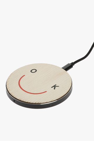 Wooden OK Wireless Charger