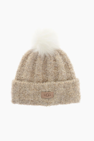 Solid Color bouclé Scarf and Beanie Set