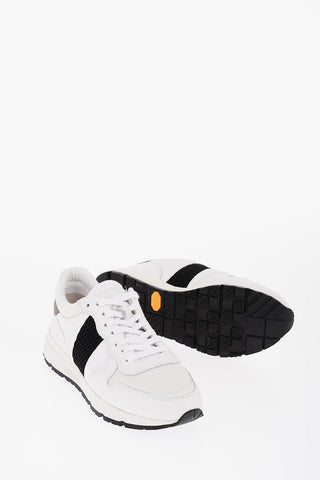 Contrast Details Leather RODI Low-Top Sneakers