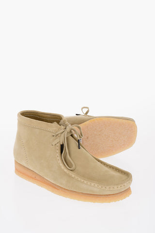 Suede Wallabee Shoes with Crepe Sole