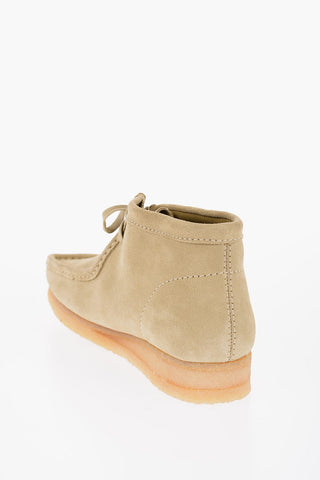 Suede Wallabee Shoes with Crepe Sole
