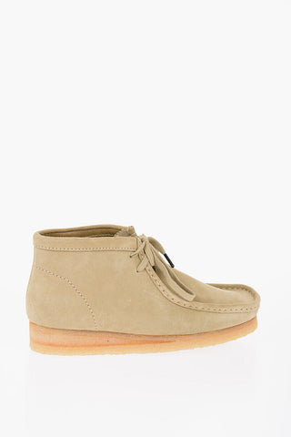 Suede Wallabee Shoes with Crepe Sole