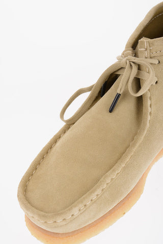 Suede Wallabee Shoes with Crepe Sole