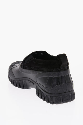 Rubber and Suede BALBI Slip-On Sneakers with Round Toe