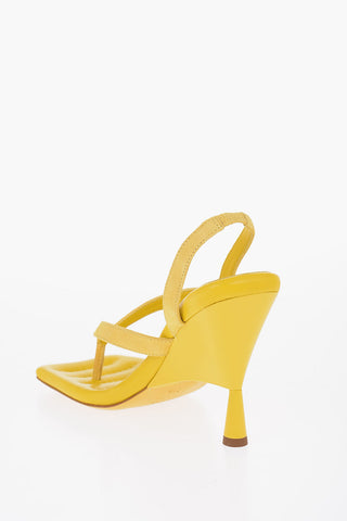Slingback Suede Sandals With Spool Heel 11 cm 