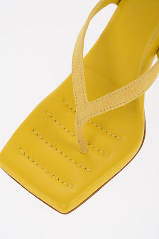 Sandali Slingback in Suede Con tacco A rocchetto 11 cm