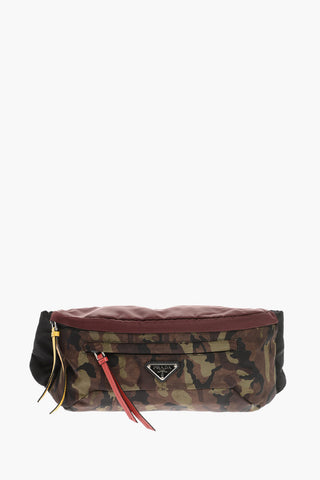 Contrast Details Camouflage Bum Bag