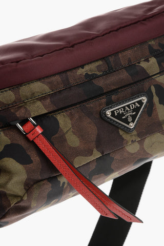 Contrast Details Camouflage Bum Bag